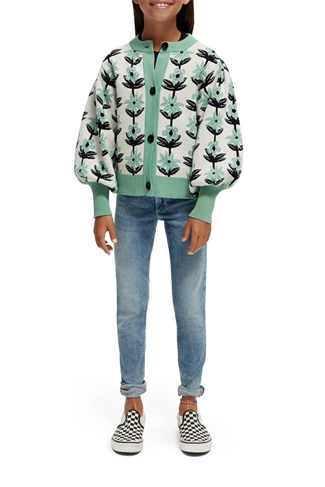 INTARSIA FLOWER CARDIGAN FLOWER INTARSIA 4