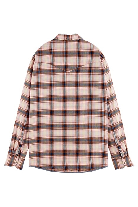 ICONIC CHECKED WESTERN REGULAR FIT SHIRT COMBO A 2