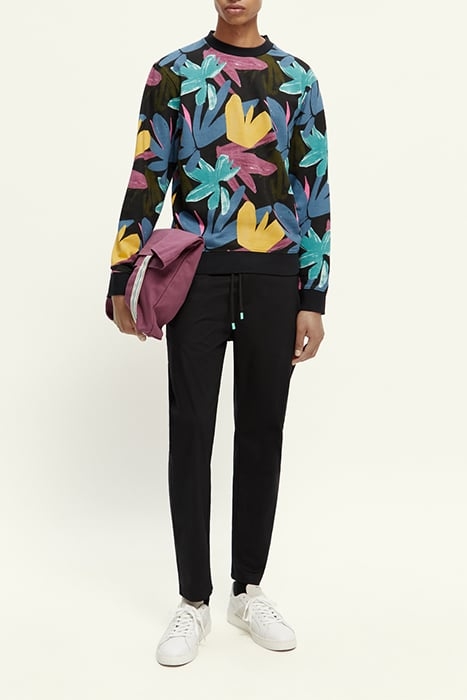 PRINTED CREWNECK FELPA SWEATSHIRT IN ORGANIC COTTON COMBO A 4