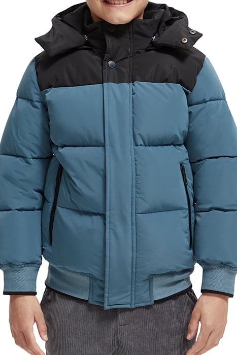 PADDED JACKET IN RECYCLED POLYESTER WITH WATERPROOF ZIPS STE 8