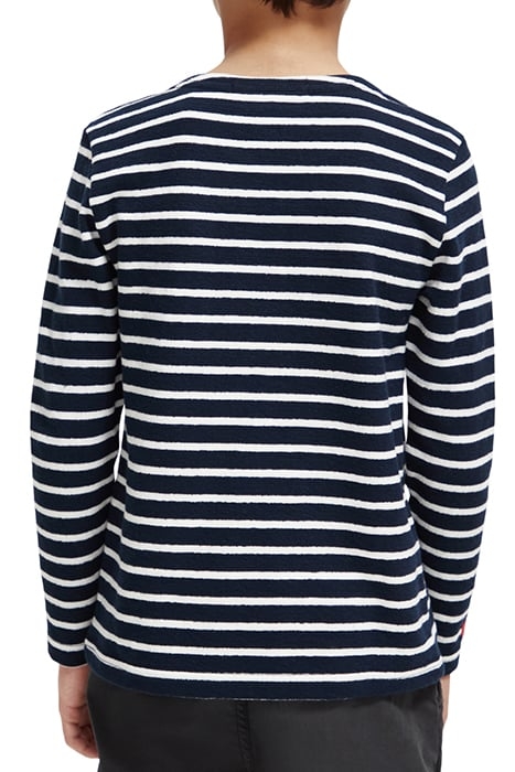 COTTON IN CONVERSION YARN-DYED STRIPED LONG-SLEEVED T-SHIRT 2