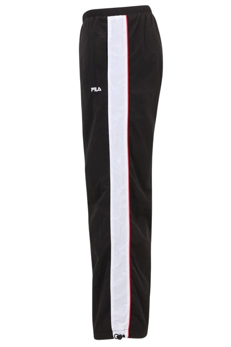 LAGES OVERSIZED TRACK PANTS BLACK-BRIGHT WHITE 7