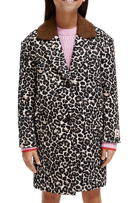 LEOPARD JACQUARD COAT ANIMAL 1