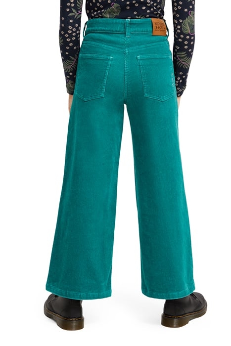 THE WAVE HIGH RISE SUPER WIDE JEANS IN CORDUROY JADE 2