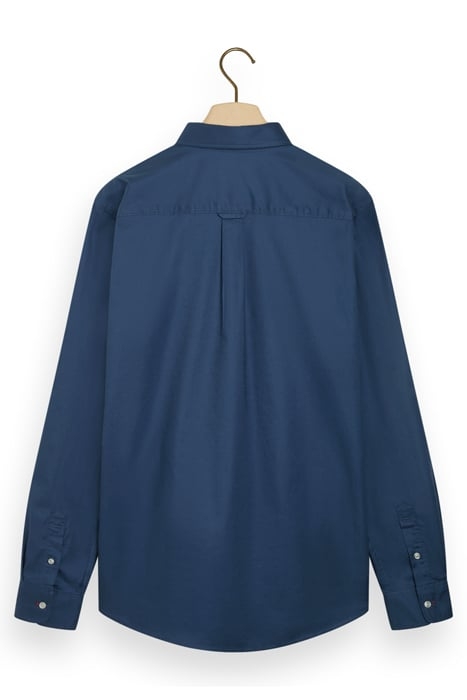 ESSENTIAL SOLID OXFORD SHIRT STORM BLUE 5