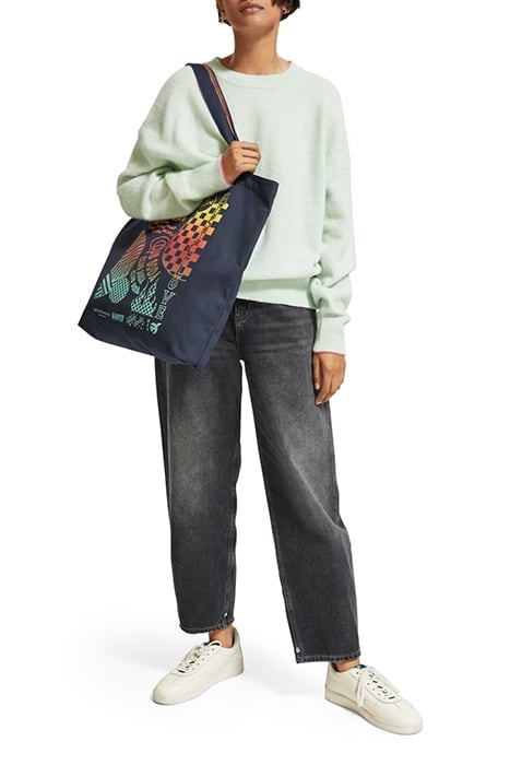 CANVAS ARTWORK TOTE NIGHT 5