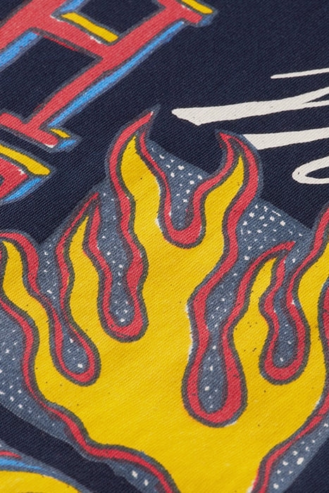 REGULAR-FIT FRONT ARTWORK T-SHIRT IN ORGANIC COTTON NIGHT 7