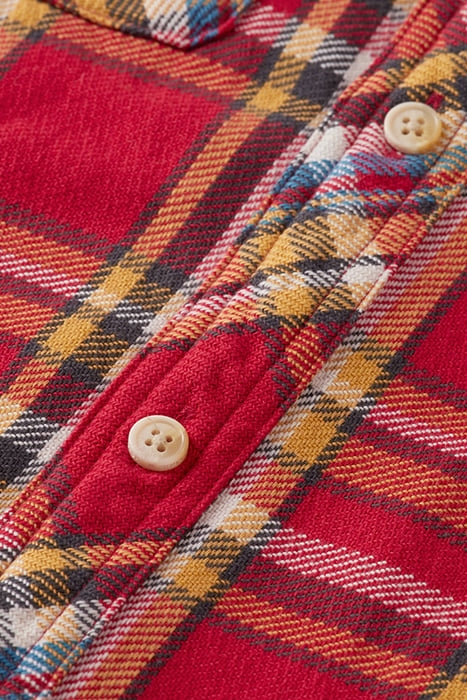 ARCHIVE FLANNEL CHECK RED CHECK 8