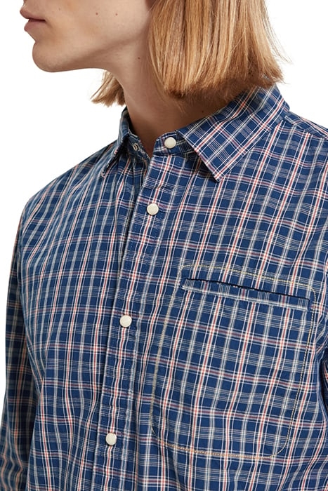 ARCHIVE MINIMAL CHECK BLUE RED CHECK 7