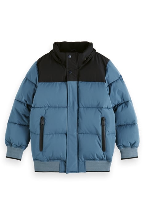 PADDED JACKET IN RECYCLED POLYESTER WITH WATERPROOF ZIPS STE 4