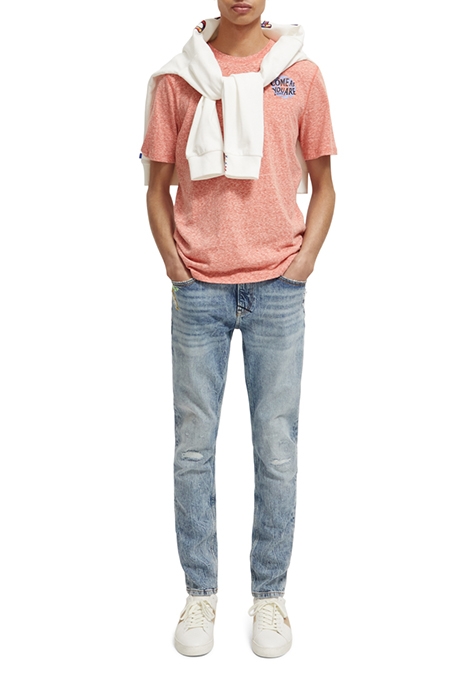 MELANGE AW T-SHIRT RED SKIES 3