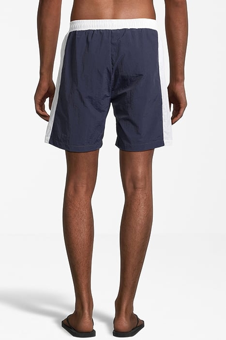 SINGAPUR BLOCKED BEACH SHORTS TRUE RED-BLACK IRIS-BRIGHT WHI 2