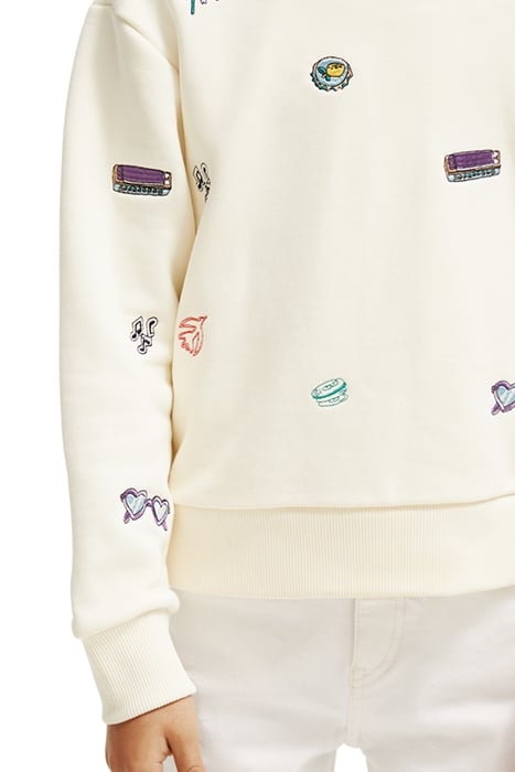 ALL-OVER EMBROIDERED SWEATSHIRT FESTIVAL EMBROIDERY 6