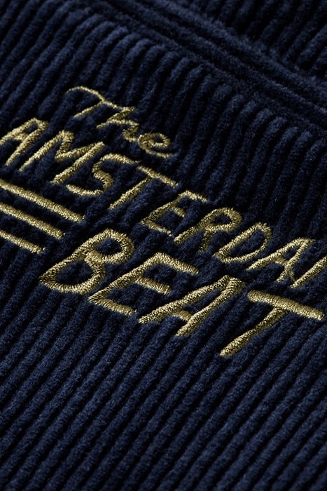 LOOSE TAPERED FIT CORDUROY PANTS IN ORGANIC COTTON NIGHT 8