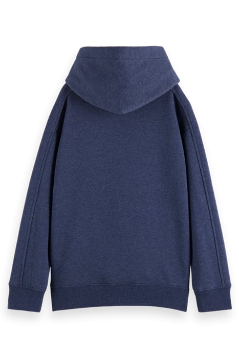 RELAXED FIT ARTWORK HOODIE NIGHT MELANGE 5