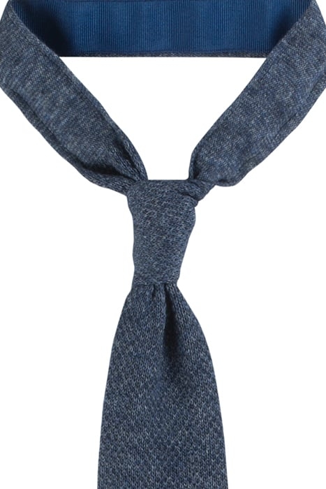 BLUE KNITTED TIE BLUE 2