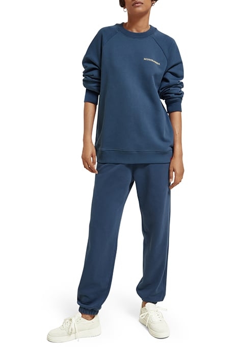 UNISEX ORGANIC CREWNECK SWEATSHIRT STORM BLUE 5