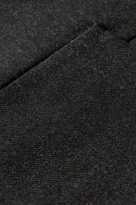 BRUSHED DOUBLE-BREASTED WOOL-BLEND BLAZER VINYL MELANGE 7