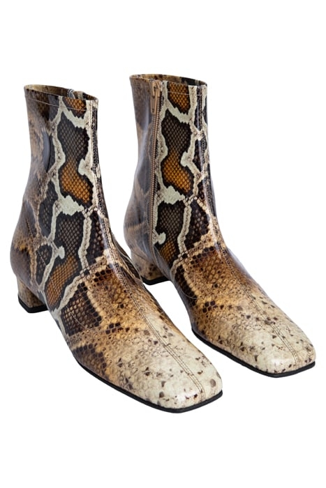 ESTE BOOT SNAKE PRINT PATENT LEATHER 2