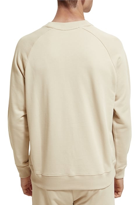 UNISEX ORGANIC CREWNECK SWEATSHIRT STONE 2