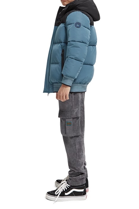 PADDED JACKET IN RECYCLED POLYESTER WITH WATERPROOF ZIPS STE 6