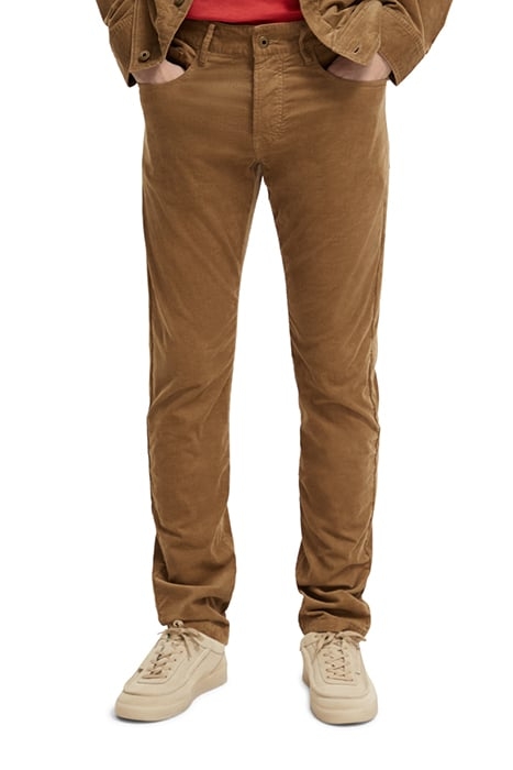 RALSTON - FINE CORDUROY 5-POCKET PANTS TAUPE 1