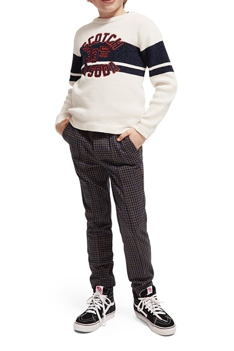 CHENILLE ARTWORK PULLOVER ECRU 3