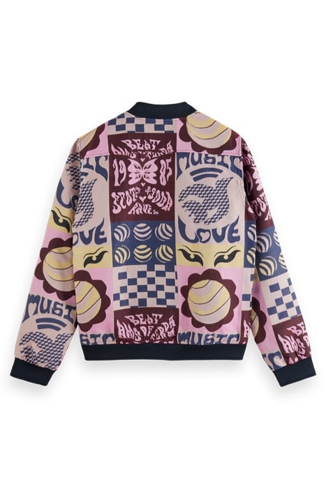 JACQUARD BOMBER JACKET AOP FLYER 5