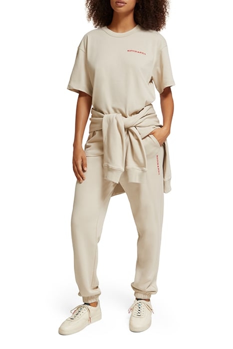 UNISEX ORGANIC COTTON CREWNECK T-SHIRT STONE 6