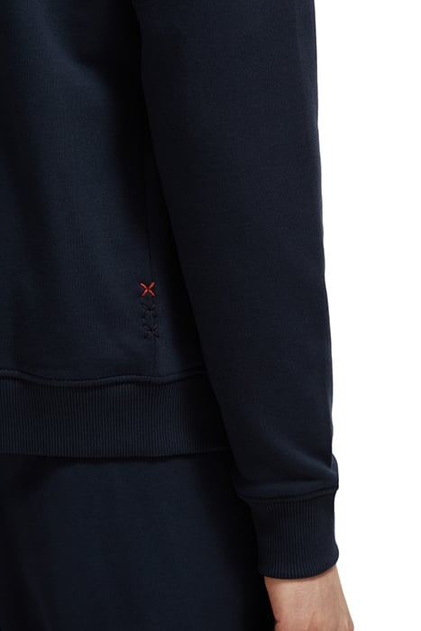 BUTTON DOWN TEXTURE SWEATSHIRT NIGHT 7