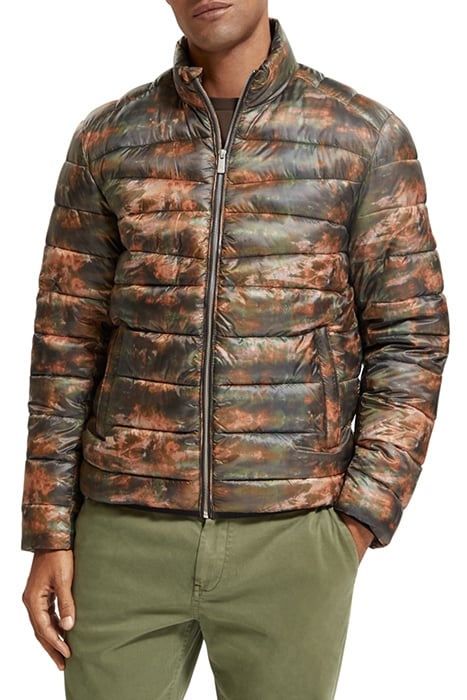 SHORT PUFFER JACKET CAMO AOP 1