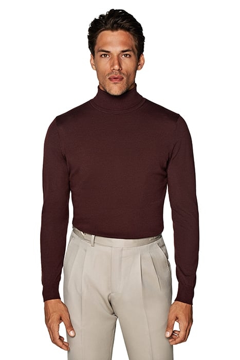 BURGUNDY TURTLENECK BURGUNDY 1