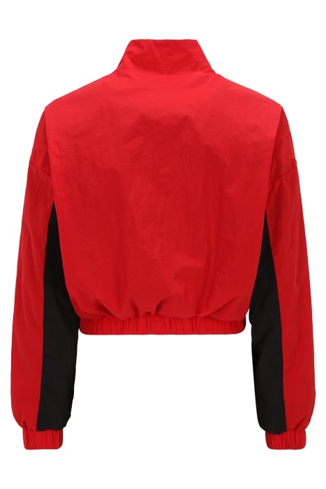 LUBU CROPPED TRACK JACKET TRUE RED-BLACK 5