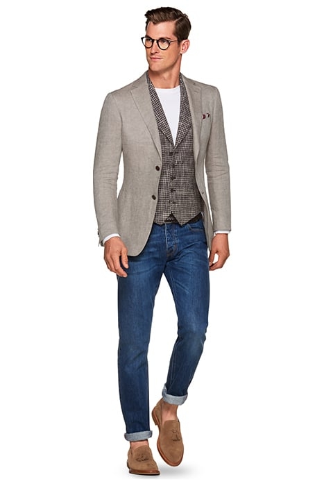 LIGHT BROWN HAVANA BLAZER LIGHT BROWN 2