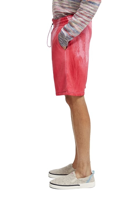 OIL-DYE SWEAT SHORTS MYSTIC PINK OIL DYE 6