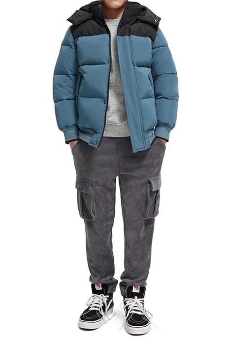 PADDED JACKET IN RECYCLED POLYESTER WITH WATERPROOF ZIPS STE 3