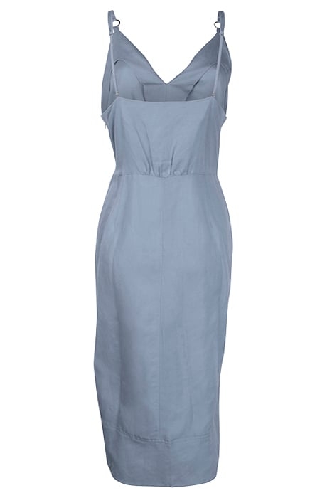 KAY-LINEN DRESS BLUE 2