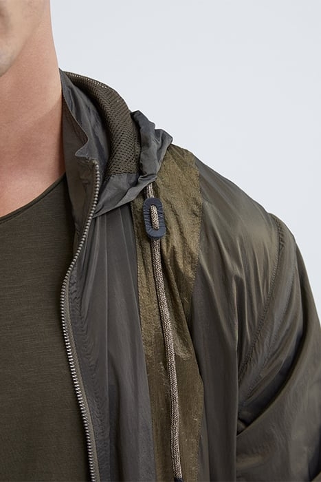 KHAKI NYLON JACKET 5