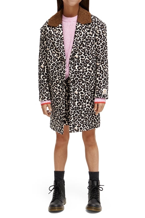 LEOPARD JACQUARD COAT ANIMAL 3