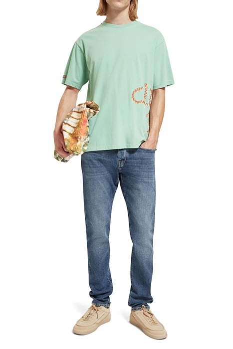 RELAXED FIT CLUB SODA ARTWORK T-SHIRT IN ORGANIC COTTON ABSI 3