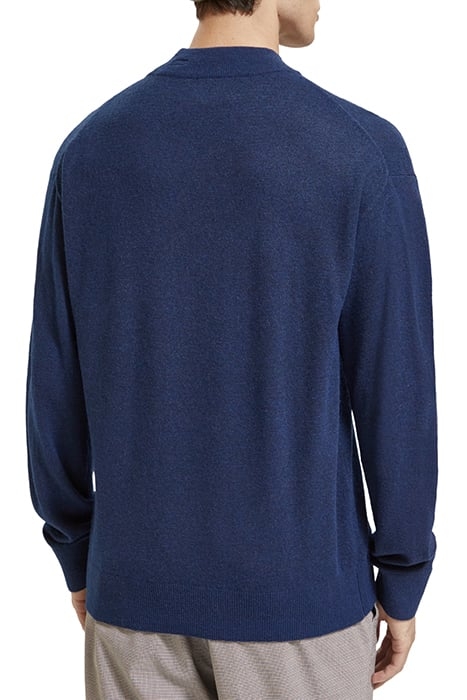 DROPPED SHOULDER BASIC MOCK IN RECYCLED POLYESTER BLEND NIGH 2