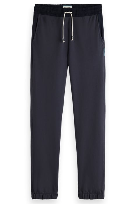 BLOCK TEXTURE SWEATPANTS WITH FANCY DRAWCORDS STEEL 4