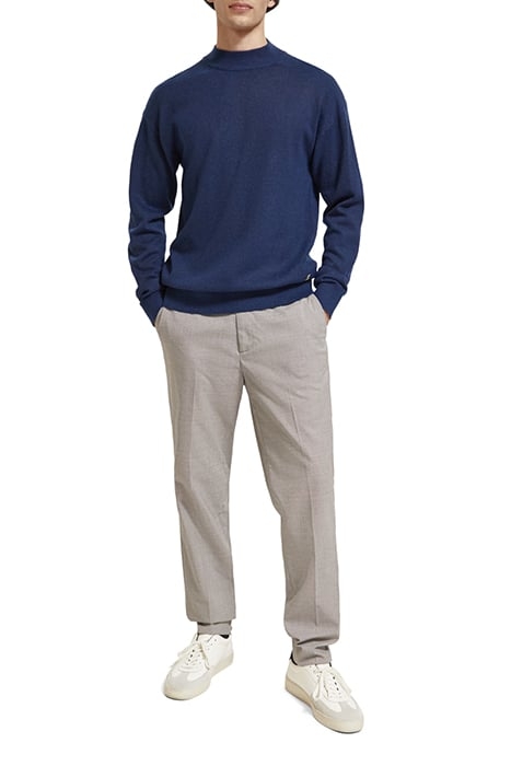 DROPPED SHOULDER BASIC MOCK IN RECYCLED POLYESTER BLEND NIGH 3