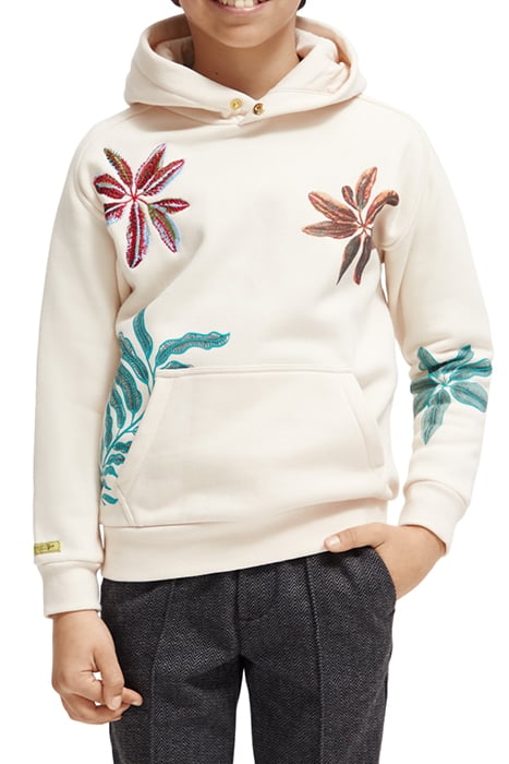 OVERSIZED FIT PLACED ARTWORK HOODIE CONTAINS ORGANIC COTTON 1