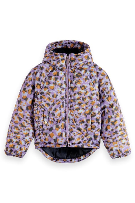 ALL-OVER PRINTED JACKET WITH REPREVE® FILLING FLORAL LEOPARD 4