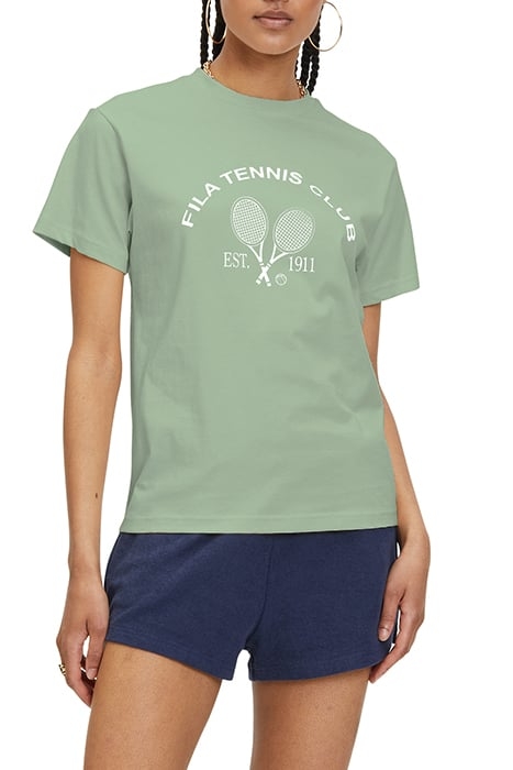 LUANDA GRAPHIC TEE SMOKE GREEN 1