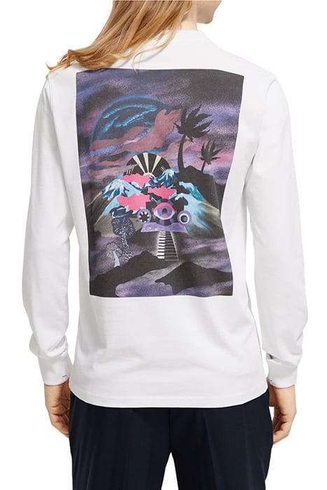 DAY & NIGHT LONG SLEEVE TEE WHITE 2