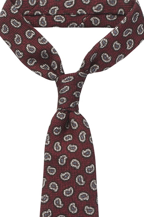 RED PAISLEY TIE RED 2