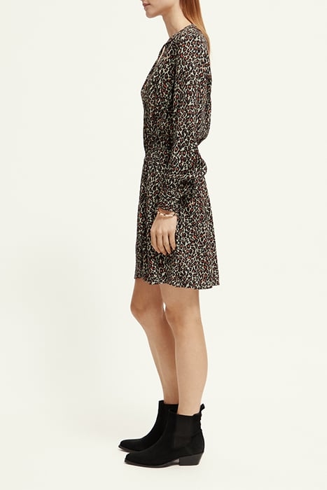 ELASTICATED WAIST MINI DRESS CREATURES OF THE NIGHT FIELD GR 7