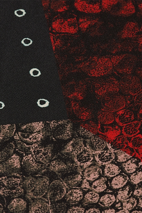 PRINTED SQUARE SCARF SNAKE MULTI 5